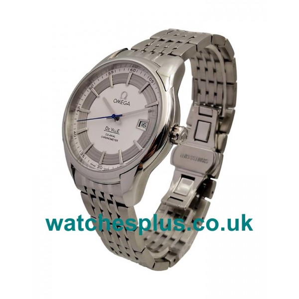 Best Quality 41 MM Omega De Ville 431.30.41.21.02.001 Replica Watches With Silver Dials For Sale