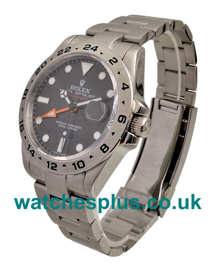 UK Cheap Rolex Explorer II 216570 Replica Watches With Black Dials For Men