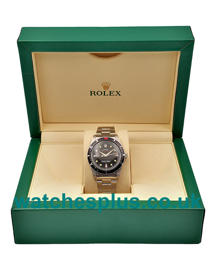 UK Best Quality Rolex Milgauss Ref.6541 Replica Watches With Black Dials For Men