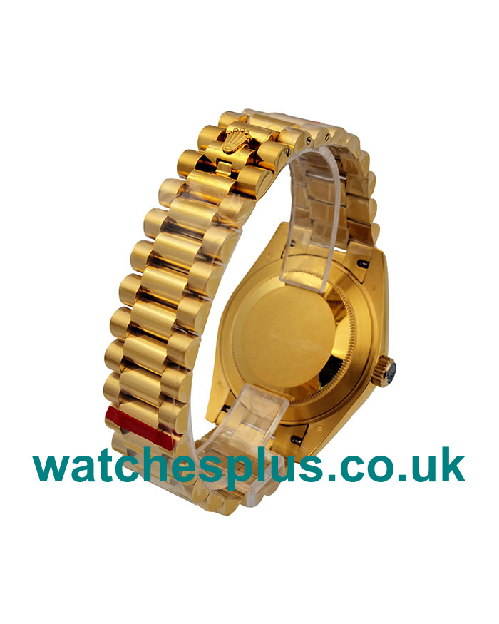 UK AAA Quality Replica Rolex Day-Date 228238 With Champagne Dials And Gold Cases For Sale