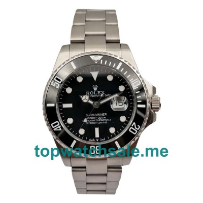 UK Best Quality Rolex Submariner 116610 LN Replica Watches With Black Dials For Men