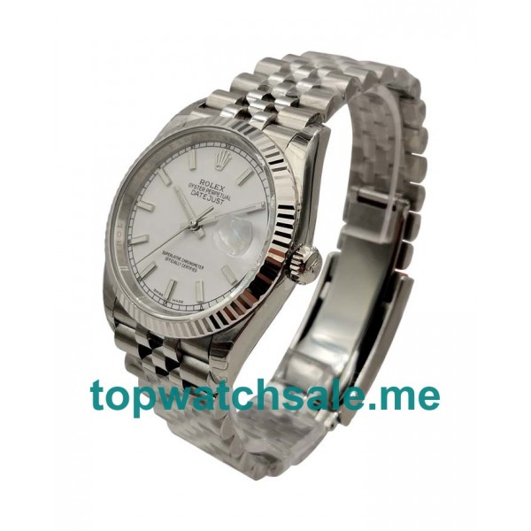 UK Swiss Made Replica Rolex Datejust 116234 With Silver Dials And Steel Cases For Sale