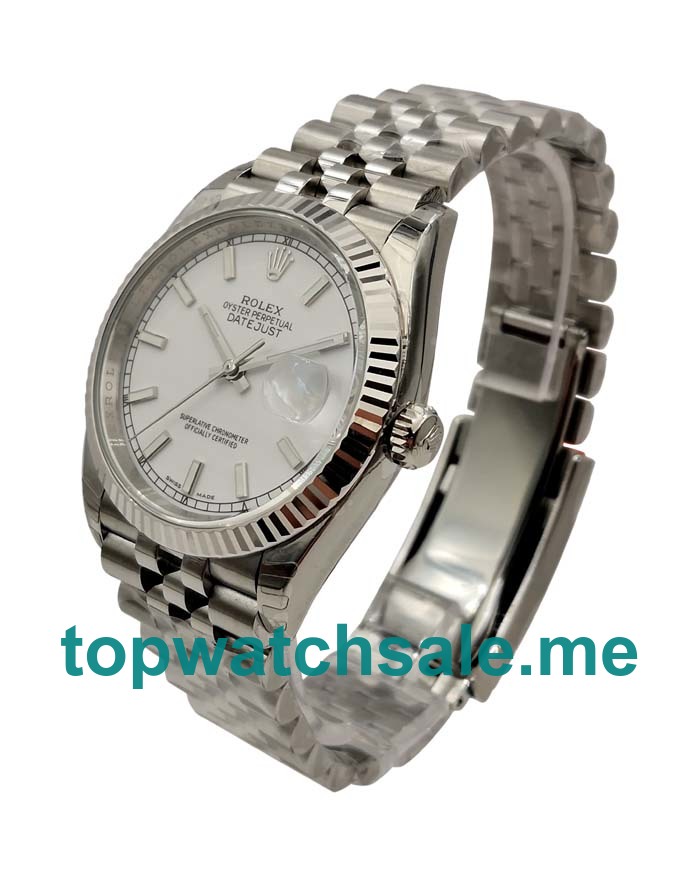 UK Swiss Made Replica Rolex Datejust 116234 With Silver Dials And Steel Cases For Sale