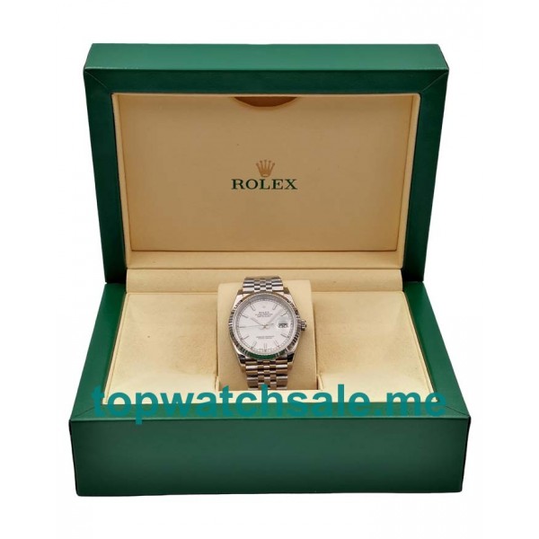 UK Swiss Made Replica Rolex Datejust 116234 With Silver Dials And Steel Cases For Sale