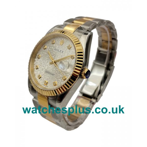 UK High Quality Fake Rolex Datejust 116233 With Silver Dials And Steel & Gold Cases For Sale