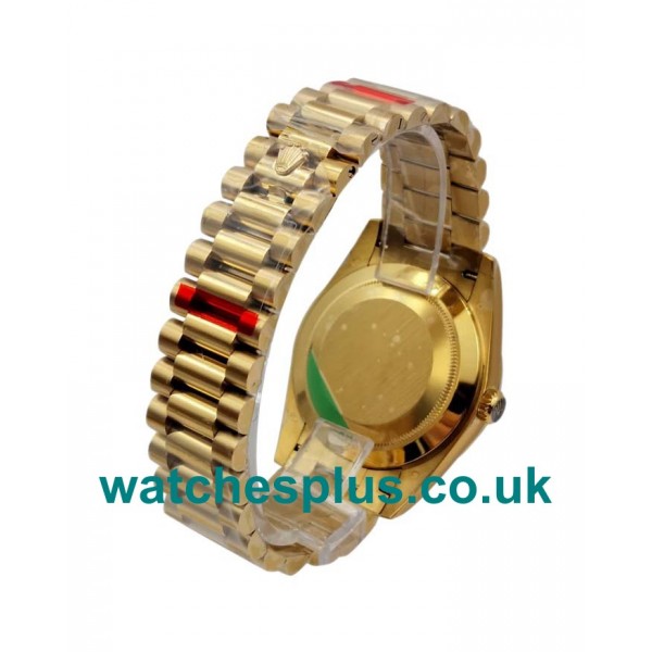 UK Best 1:1 Replica Rolex Day-Date 228238 With Black Dials And Gold Cases Online