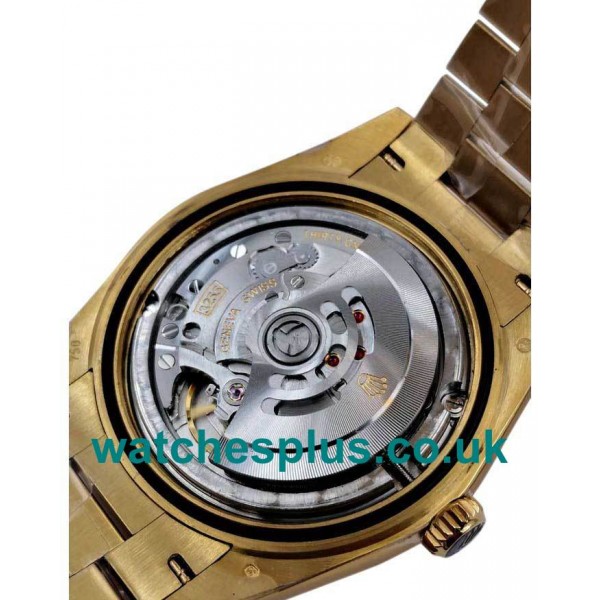 UK Best 1:1 Replica Rolex Day-Date 228238 With Black Dials And Gold Cases Online