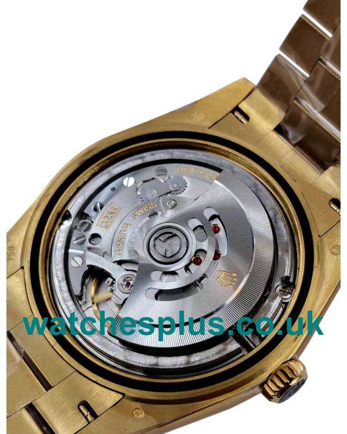 UK Best 1:1 Replica Rolex Day-Date 228238 With Black Dials And Gold Cases Online