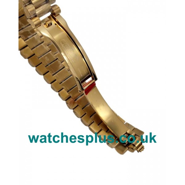 UK Best 1:1 Replica Rolex Day-Date 228238 With Black Dials And Gold Cases Online