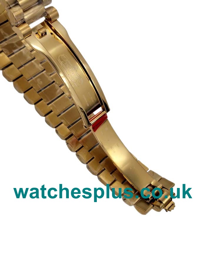 UK Best 1:1 Replica Rolex Day-Date 228238 With Black Dials And Gold Cases Online