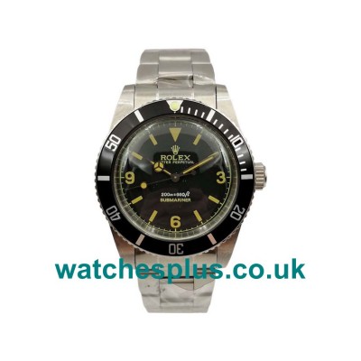 UK AAA Quality Rolex Submariner 5513 Replica Watches With Black Dials For Sale