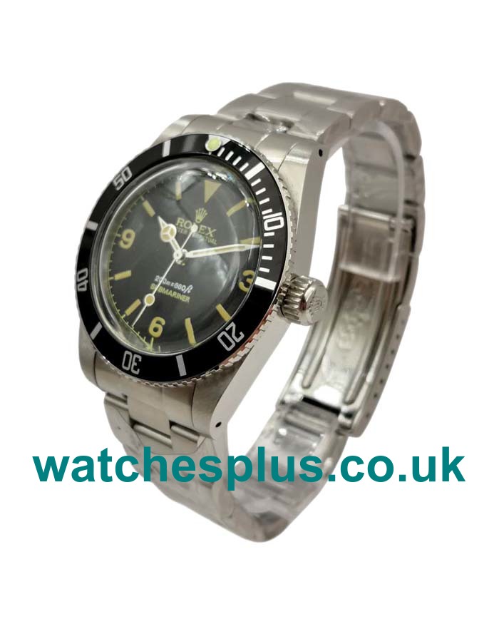 UK AAA Quality Rolex Submariner 5513 Replica Watches With Black Dials For Sale