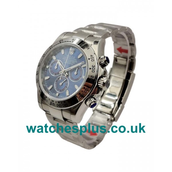 UK Best Quality Rolex Daytona 116509 Replica Watches With Blue Dials For Sale