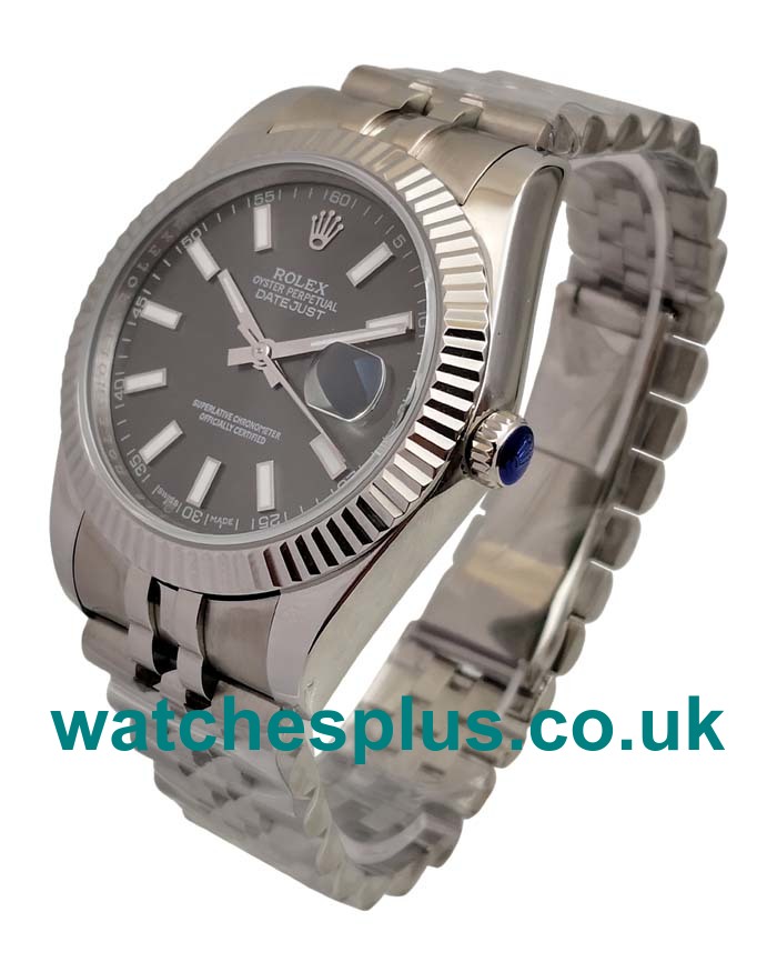 UK Best 1:1 Replica Rolex Datejust 126334 With Anthracite Dials And Steel Cases For Sale