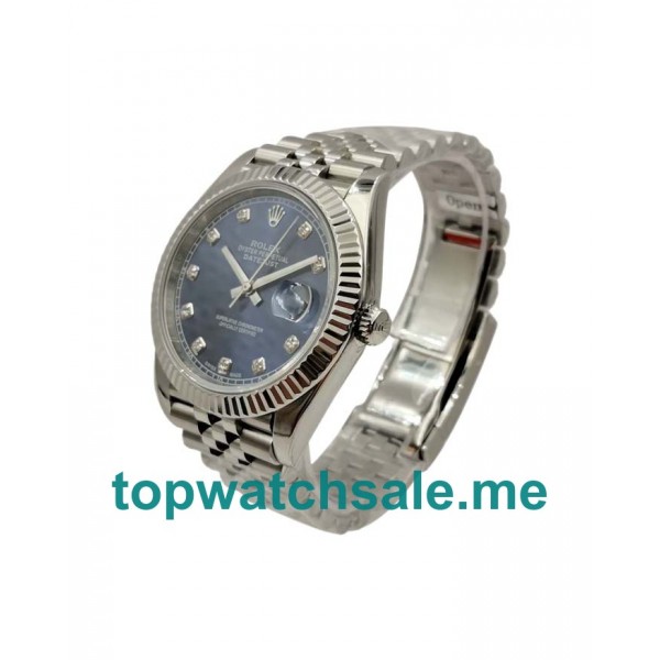 UK Swiss Made Replica Rolex Datejust 126334 41 MM Stainless Steel Cases For Men