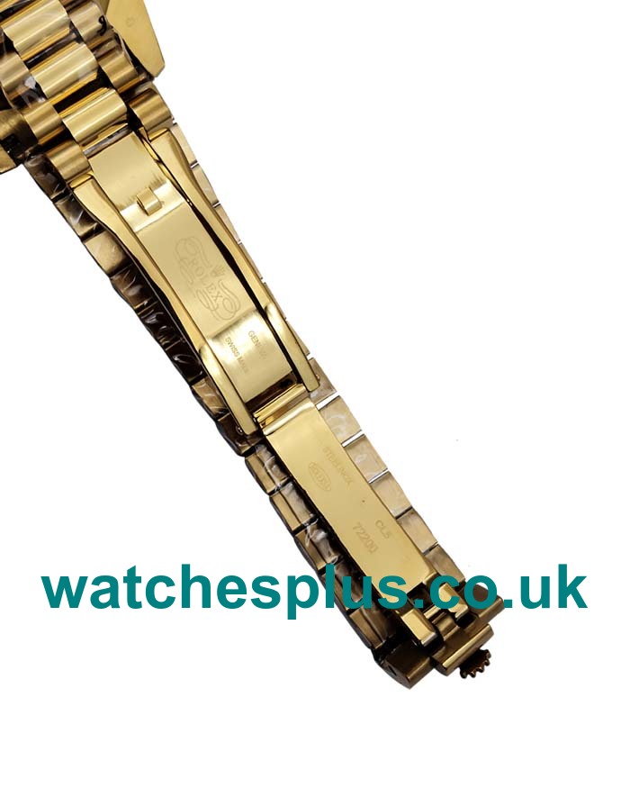 UK Cheap Rolex Day-Date 118348 Replica Watches With Champagne Dials For Sale