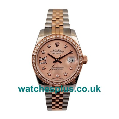 UK Swiss Made Rolex Datejust 279381 31 MM Rose Gold Dials Men Replica Watches