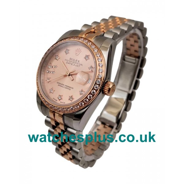 UK Swiss Made Rolex Datejust 279381 31 MM Rose Gold Dials Men Replica Watches