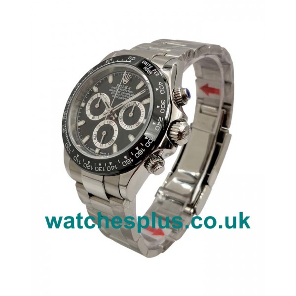 UK Swiss Made Rolex Daytona 116500 40 MM Black Dials Men Replica Watches