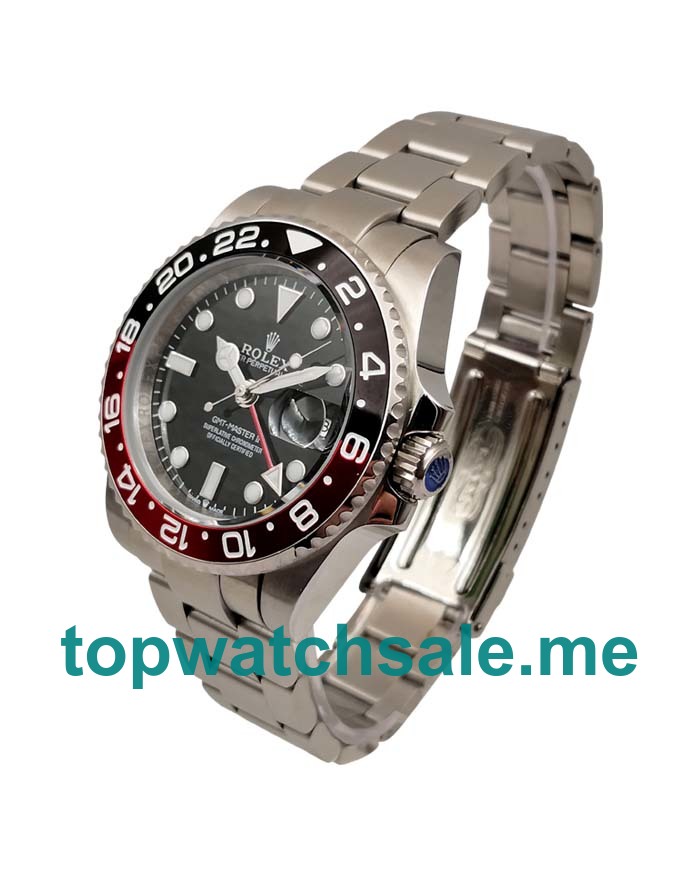 UK Best Quality Rolex GMT-Master II 16710 Replica Watches With Black Dials For Sale