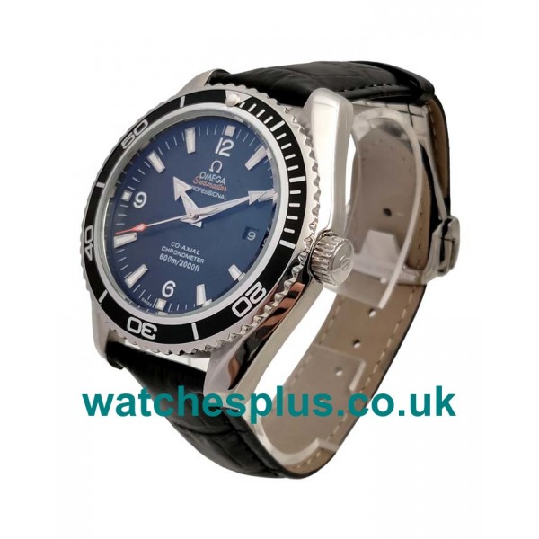 AAA Quality Omega Seamaster Planet Ocean 215.33.44.21.01.001 Replica Watches With Black Dials Online