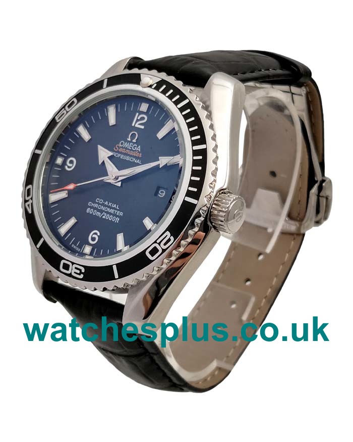 AAA Quality Omega Seamaster Planet Ocean 215.33.44.21.01.001 Replica Watches With Black Dials Online