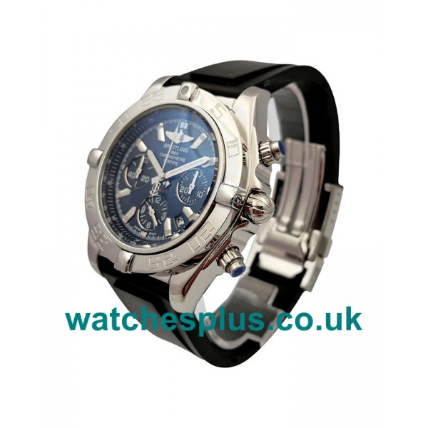 UK Best Quality Replica Breitling Chronomat AB0110 With Blue Dials For Sale