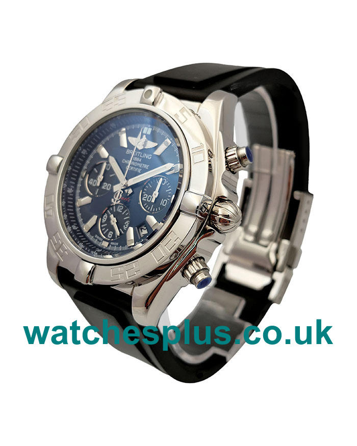 UK Best Quality Replica Breitling Chronomat AB0110 With Blue Dials For Sale