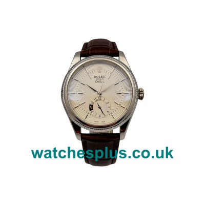 Best 1:1 Rolex Cellini 50529 Replica Watches With Silver Dials For Men