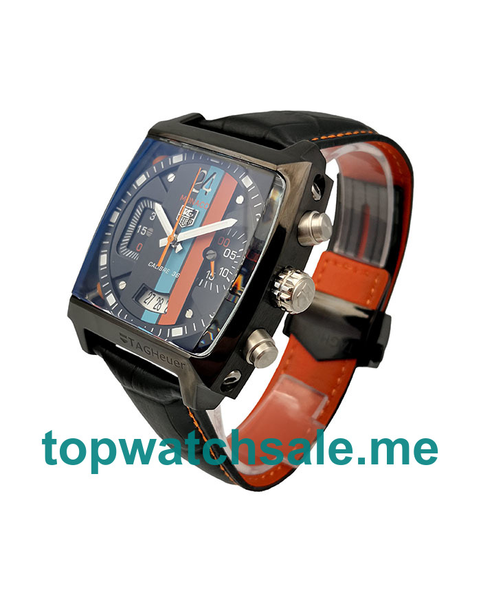 UK Luxury Replica TAG Heuer Monaco CAL5110.FC6265 With Black Dials Steel Cases Online