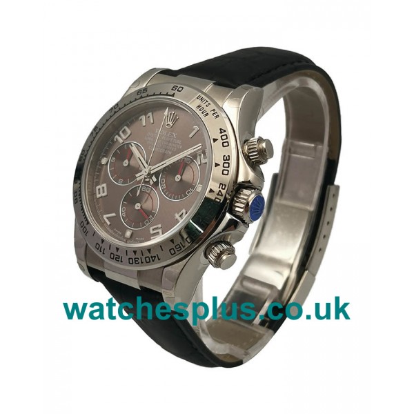 UK Cheap Rolex Daytona 116519 Replica Watches With Grey Dials For Sale