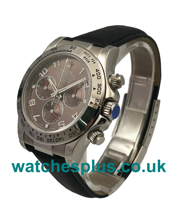 UK Cheap Rolex Daytona 116519 Replica Watches With Grey Dials For Sale