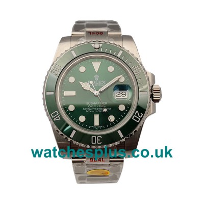 UK Best Quality Rolex Submariner 116610 LV Replica Watches With Green Dials For Sale