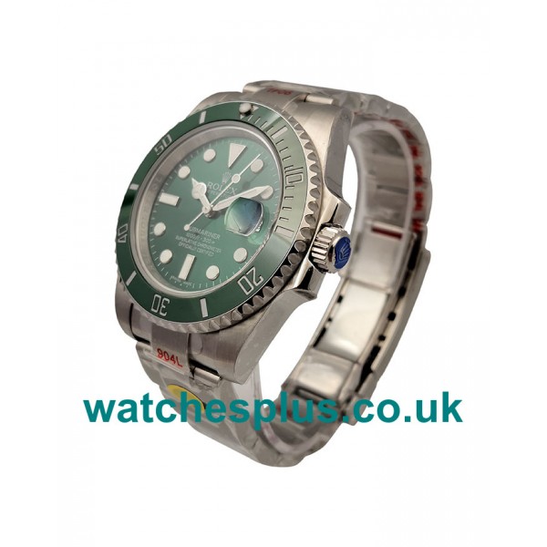 UK Best Quality Rolex Submariner 116610 LV Replica Watches With Green Dials For Sale