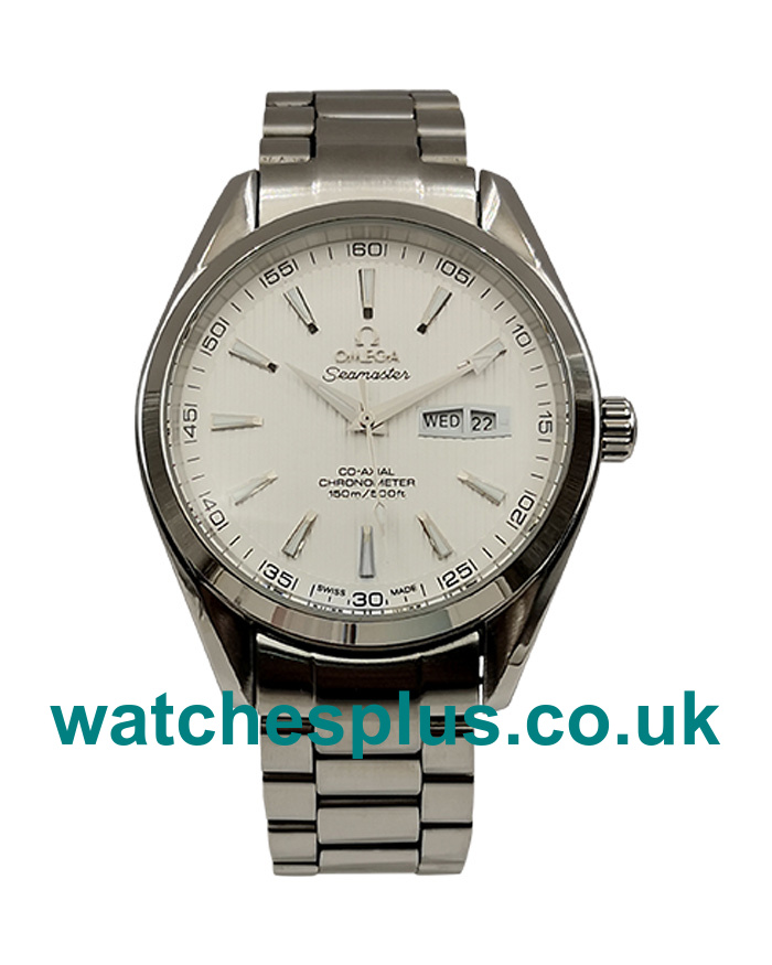 UK Perfect Omega Seamaster Aqua Terra 150 M 231.10.43.22.02.001 Replica Watches With White Dials For Sale