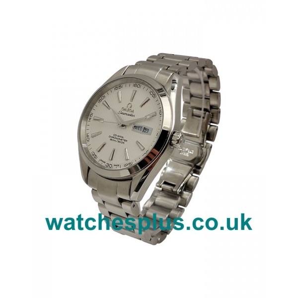 UK Perfect Omega Seamaster Aqua Terra 150 M 231.10.43.22.02.001 Replica Watches With White Dials For Sale