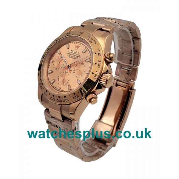 AAA Quality Rolex Daytona 116505 Fake Watches With Pink Dials For Sale