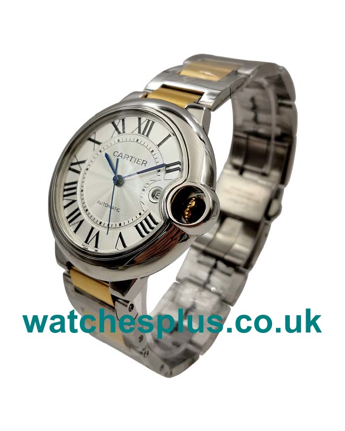 UK Swiss Made Replica Cartier Ballon Bleu W69009Z3 With Silver Dials For Sale