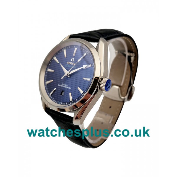 UK Best Quality Omega Seamaster Aqua Terra 150 M 220.13.41.21.03.001 Replica Watches With Blue Dials For Sale