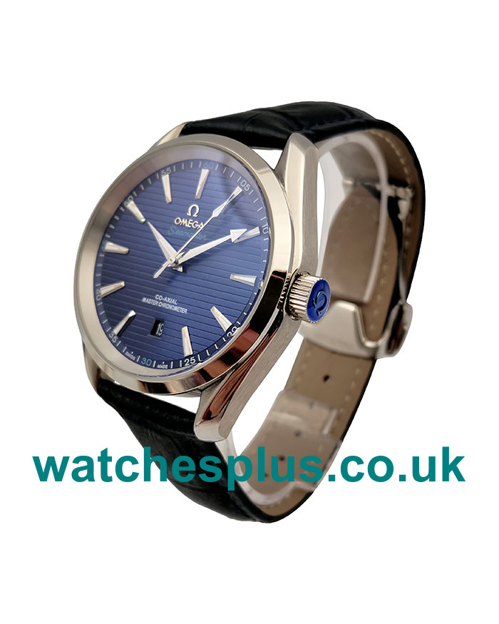 UK Best Quality Omega Seamaster Aqua Terra 150 M 220.13.41.21.03.001 Replica Watches With Blue Dials For Sale