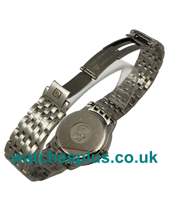 UK Top Swiss 39.5 MM Omega De Ville 424.10.40.20.06.001 Replica Watches With Gray Dials For Men