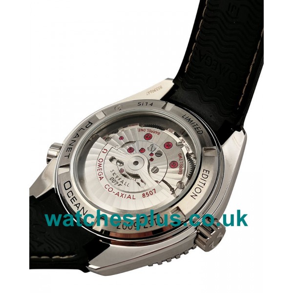 UK High Quality Fake Omega Seamaster Planet Ocean 215.33.44.21.01.001 With Black Dials For Men