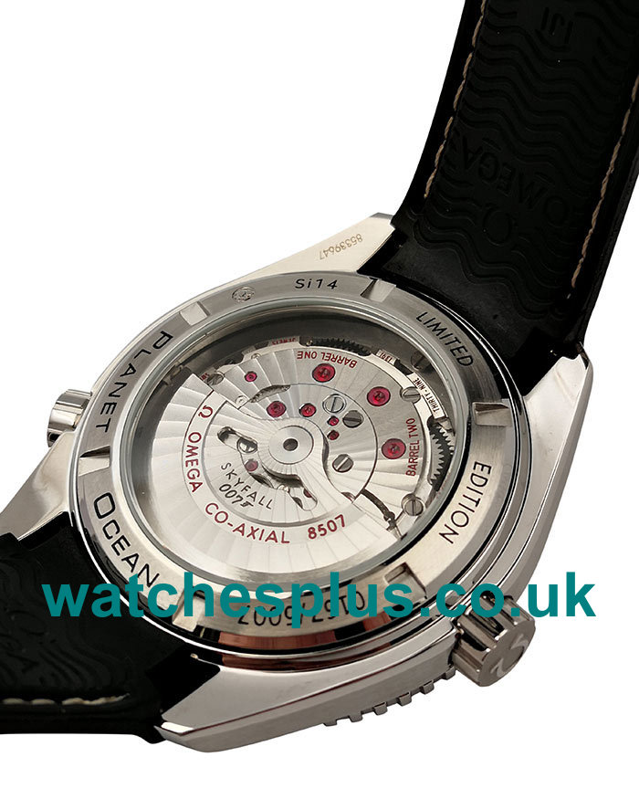 UK High Quality Fake Omega Seamaster Planet Ocean 215.33.44.21.01.001 With Black Dials For Men