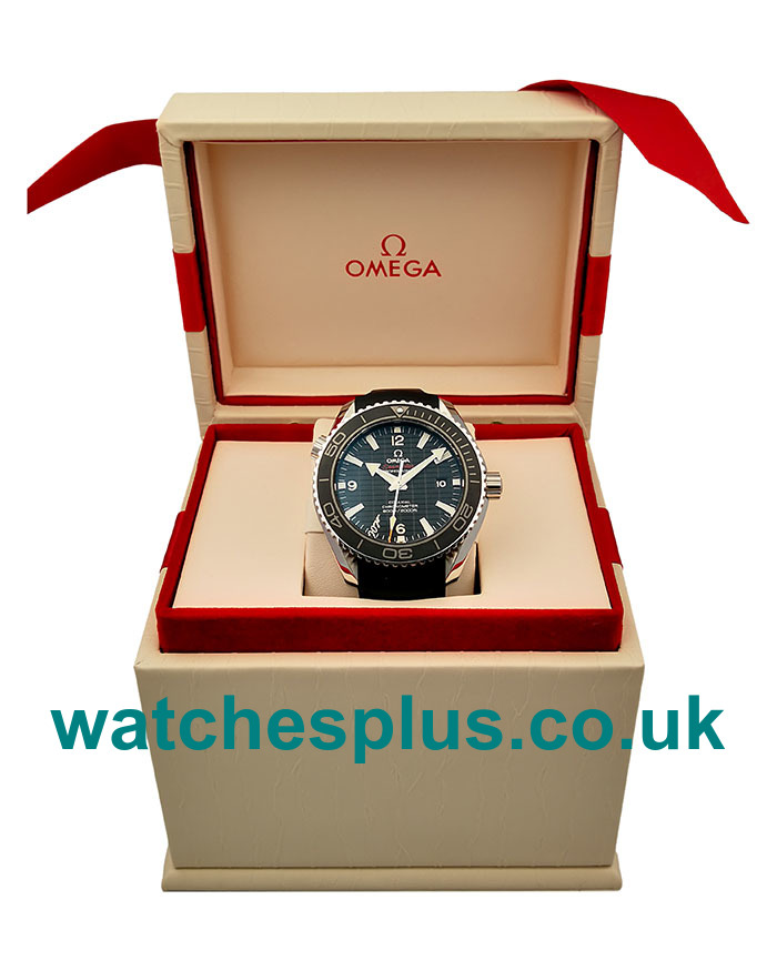 UK High Quality Fake Omega Seamaster Planet Ocean 215.33.44.21.01.001 With Black Dials For Men