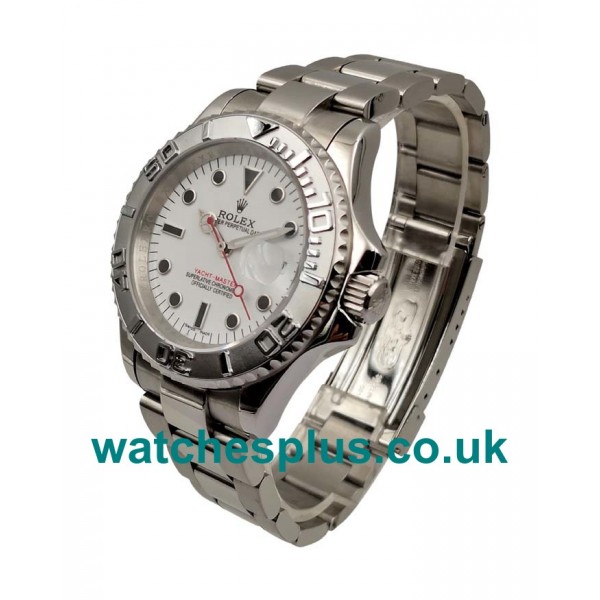 UK Cheap Rolex Yacht-Master 16622 Replica Watches With White Dials For Sale