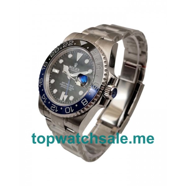 UK Top Replica Rolex GMT-Master II 116710BLNR Batman V7 Stainless Steel Black Dial Swiss 3186