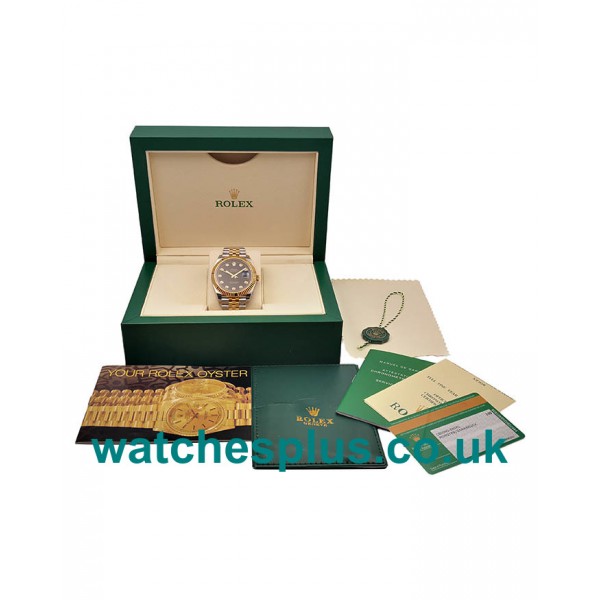 UK Top Quality Replica Rolex Datejust II 116333 41MM EW Stainless Steel & Yellow Gold Black Dial Swiss 3235