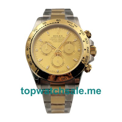 UK Top Quality Replica Rolex Daytona Cosmograph Watches With Champagne Dial For Sale