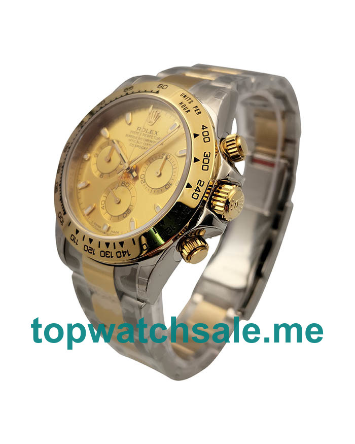 UK Top Quality Replica Rolex Daytona Cosmograph Watches With Champagne Dial For Sale