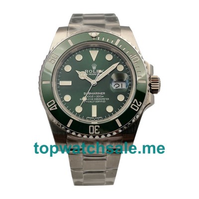 UK Swiss Made Replica Rolex Submariner Date 116610LV 2018 N V8S Stainless Steel Green Dial Swiss 3135